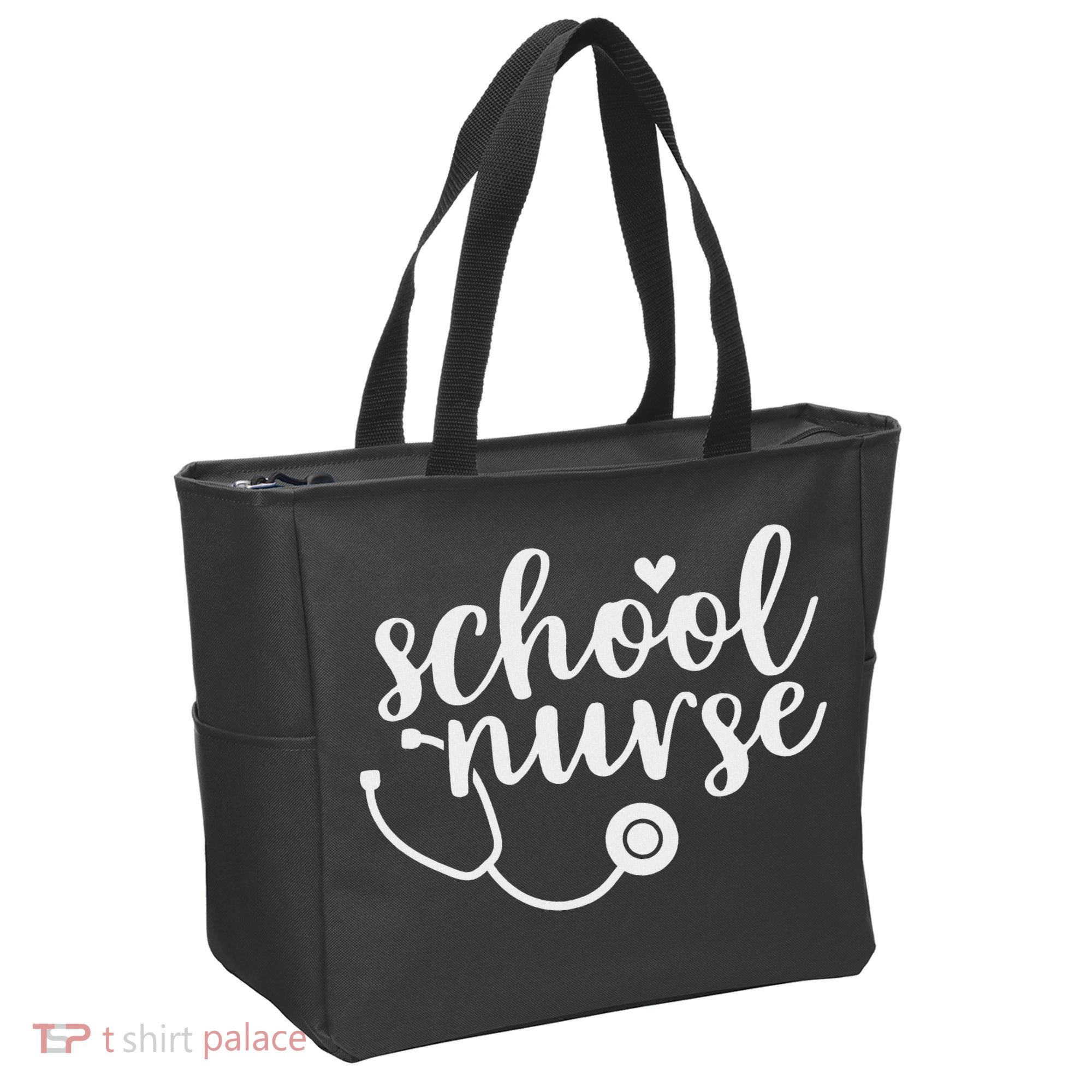 Cute School Nurse Appreciation Tote Bag