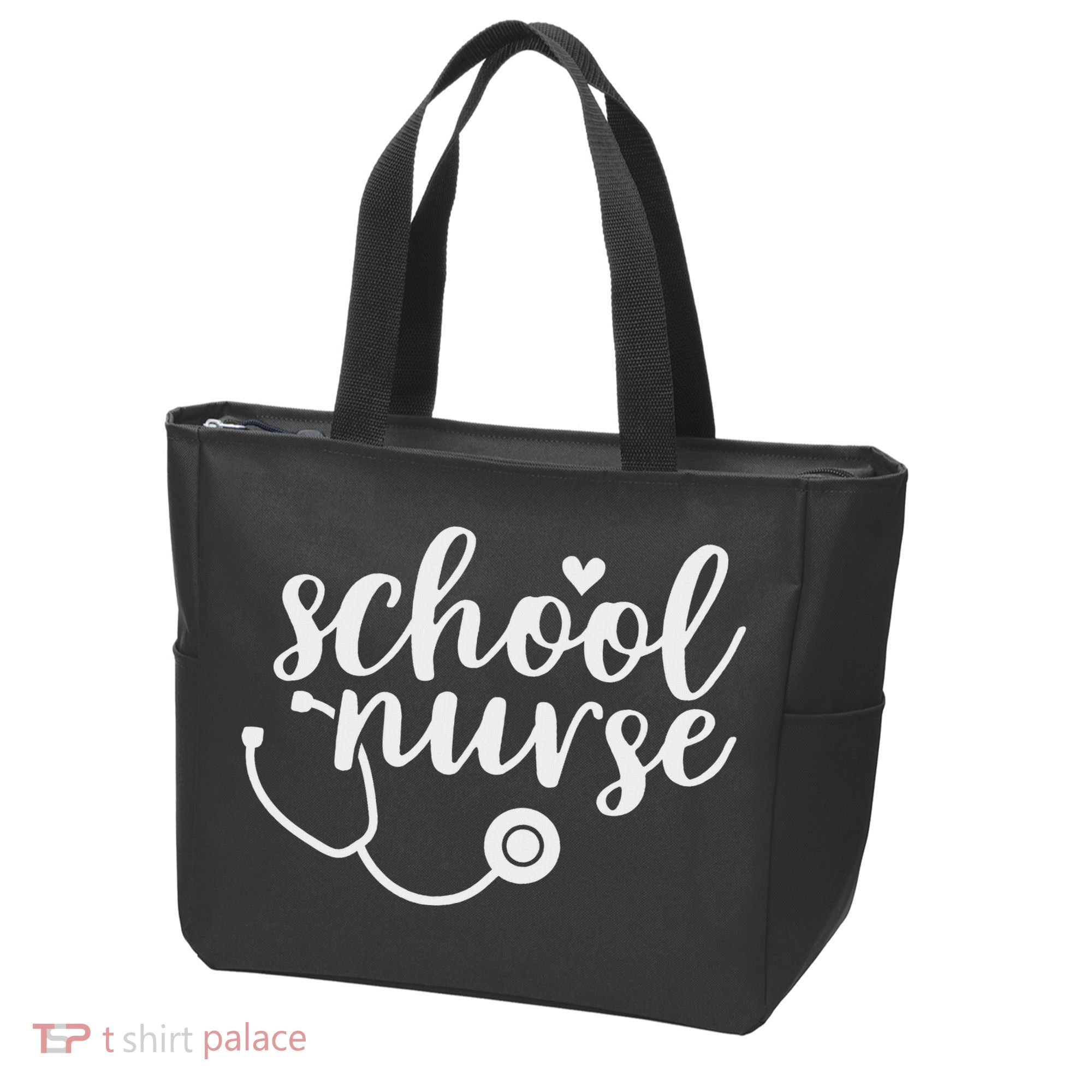 Cute School Nurse Appreciation Tote Bag