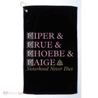 Charmed Sisterhood Never Dies Golf Towel thumb 0