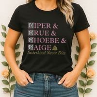 Charmed Sisterhood Never Dies Women's T-Shirt thumb 2