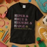 Charmed Sisterhood Never Dies Kids T-Shirt thumb 3