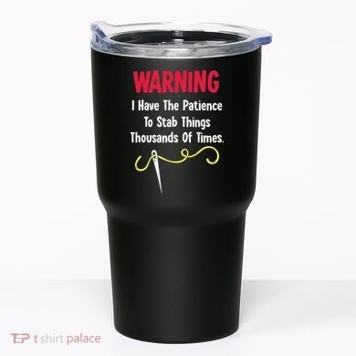 Cross Stitch Needlepoint Sewing Quilting Funny Tumbler