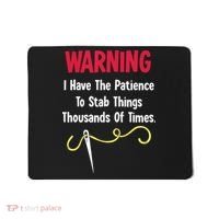 Cross Stitch Needlepoint Sewing Quilting Funny Mousepad thumb 0