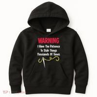 Cross Stitch Needlepoint Sewing Quilting Funny Kids Hoodie thumb 0
