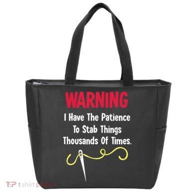 Cross Stitch Needlepoint Sewing Quilting Funny Tote Bag