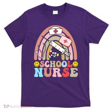 Cute School Nurse Design T-Shirt
