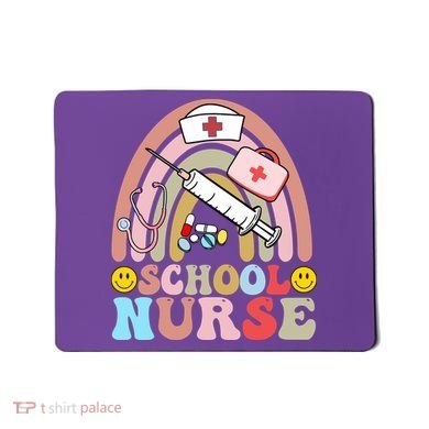 Cute School Nurse Design Mousepad