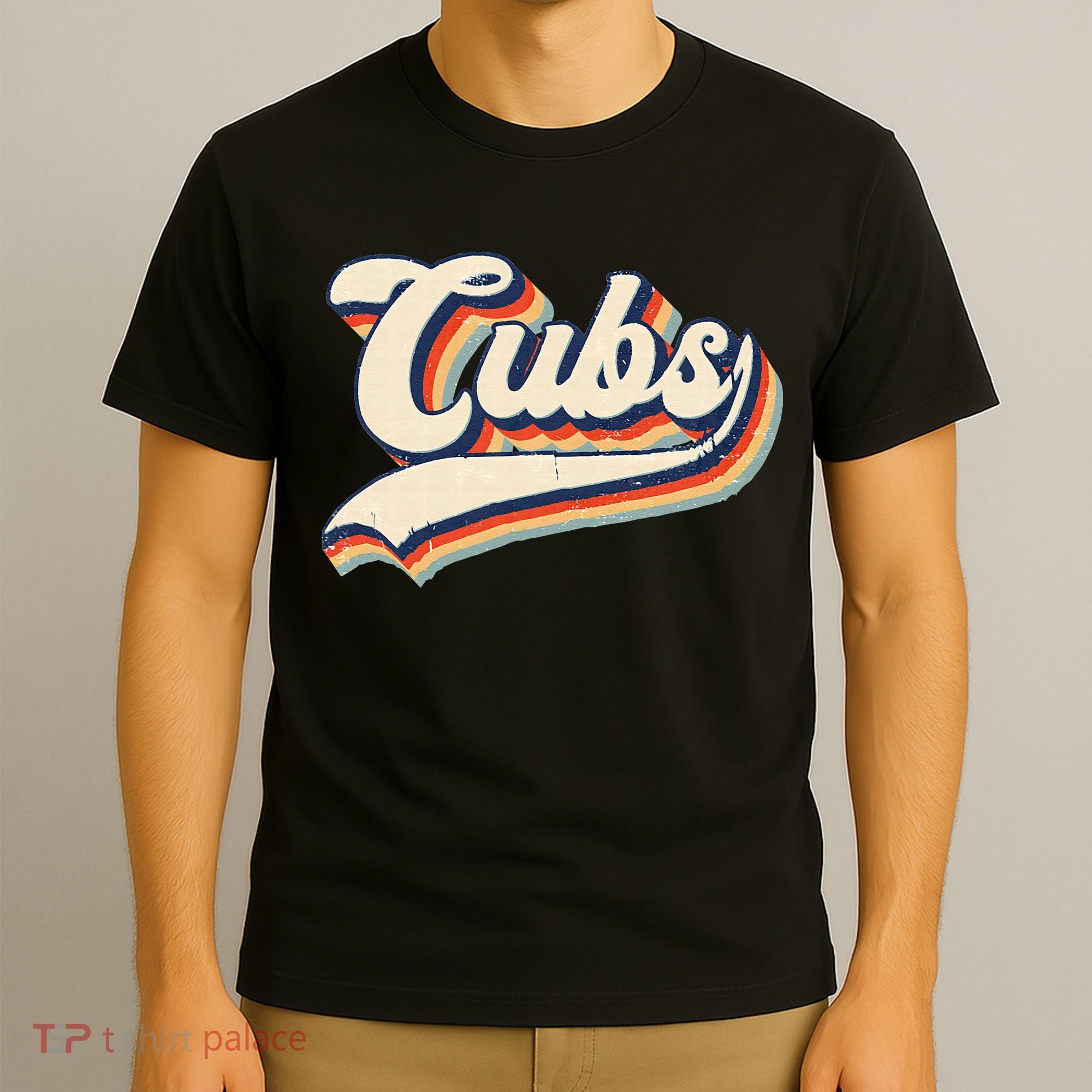Cubs Sports Name Vintage Retro Gift T-Shirt