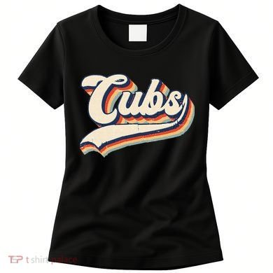 Cubs Sports Name Vintage Retro Gift Women's T-Shirt