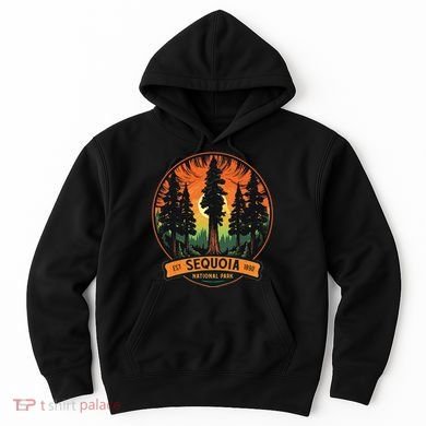 Cute Sequoia National Park Giant Tree Graphic Hoodie