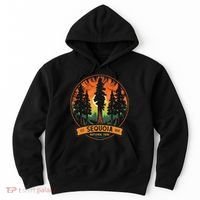 Cute Sequoia National Park Giant Tree Graphic Hoodie thumb 0