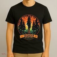 Cute Sequoia National Park Giant Tree Graphic T-Shirt thumb 3