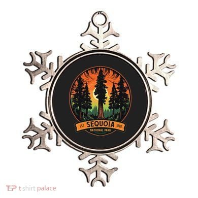 Cute Sequoia National Park Giant Tree Graphic Ornament