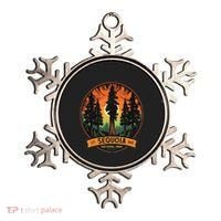 Cute Sequoia National Park Giant Tree Graphic Ornament thumb 0
