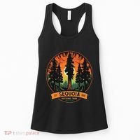 Cute Sequoia National Park Giant Tree Graphic Women's Tank Top thumb 0