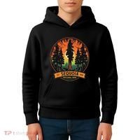 Cute Sequoia National Park Giant Tree Graphic Kids Hoodie thumb 4