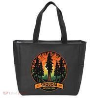 Cute Sequoia National Park Giant Tree Graphic Tote Bag thumb 0