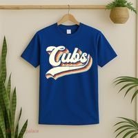 Cubs Sports Name Vintage Retro Boy Girl T-Shirt thumb 2