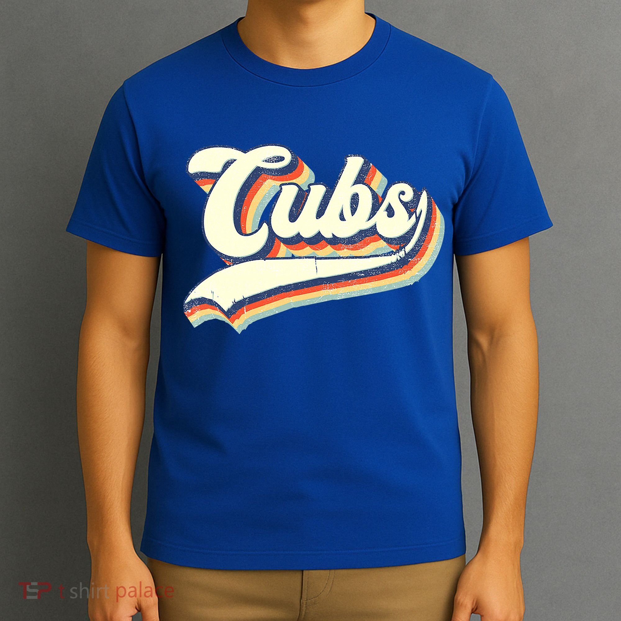 Cubs Sports Name Vintage Retro Boy Girl T-Shirt