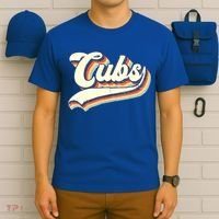 Cubs Sports Name Vintage Retro Boy Girl T-Shirt thumb 6