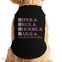 Charmed Sisterhood Never Dies Gift Doggie Tank thumb 0