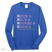 Charmed Sisterhood Never Dies Gift Long Sleeve Shirt thumb 0