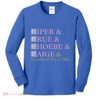 Charmed Sisterhood Never Dies Gift Kids Long Sleeve Shirt thumb 0