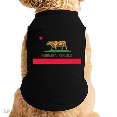 California Style Nebraska State Flag Doggie Tank