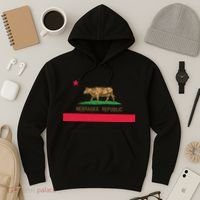California Style Nebraska State Flag Hoodie thumb 3