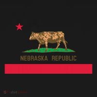 California Style Nebraska State Flag Long Sleeve Shirt thumb 2