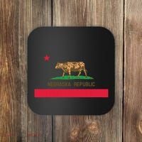 California Style Nebraska State Flag Coaster thumb 0
