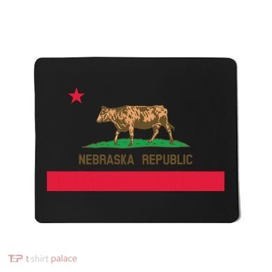 California Style Nebraska State Flag Mousepad
