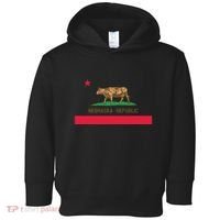 California Style Nebraska State Flag Toddler Hoodie thumb 0