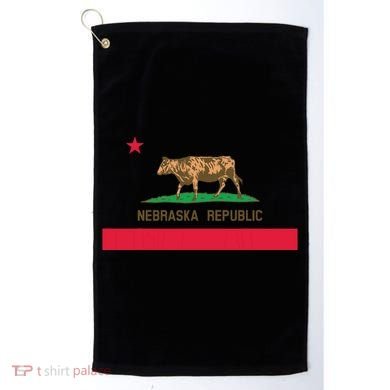 California Style Nebraska State Flag Golf Towel