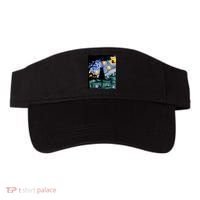Cat , Scary Night Cat Tee, Van Gogh Gift, Halloween Visor thumb 0