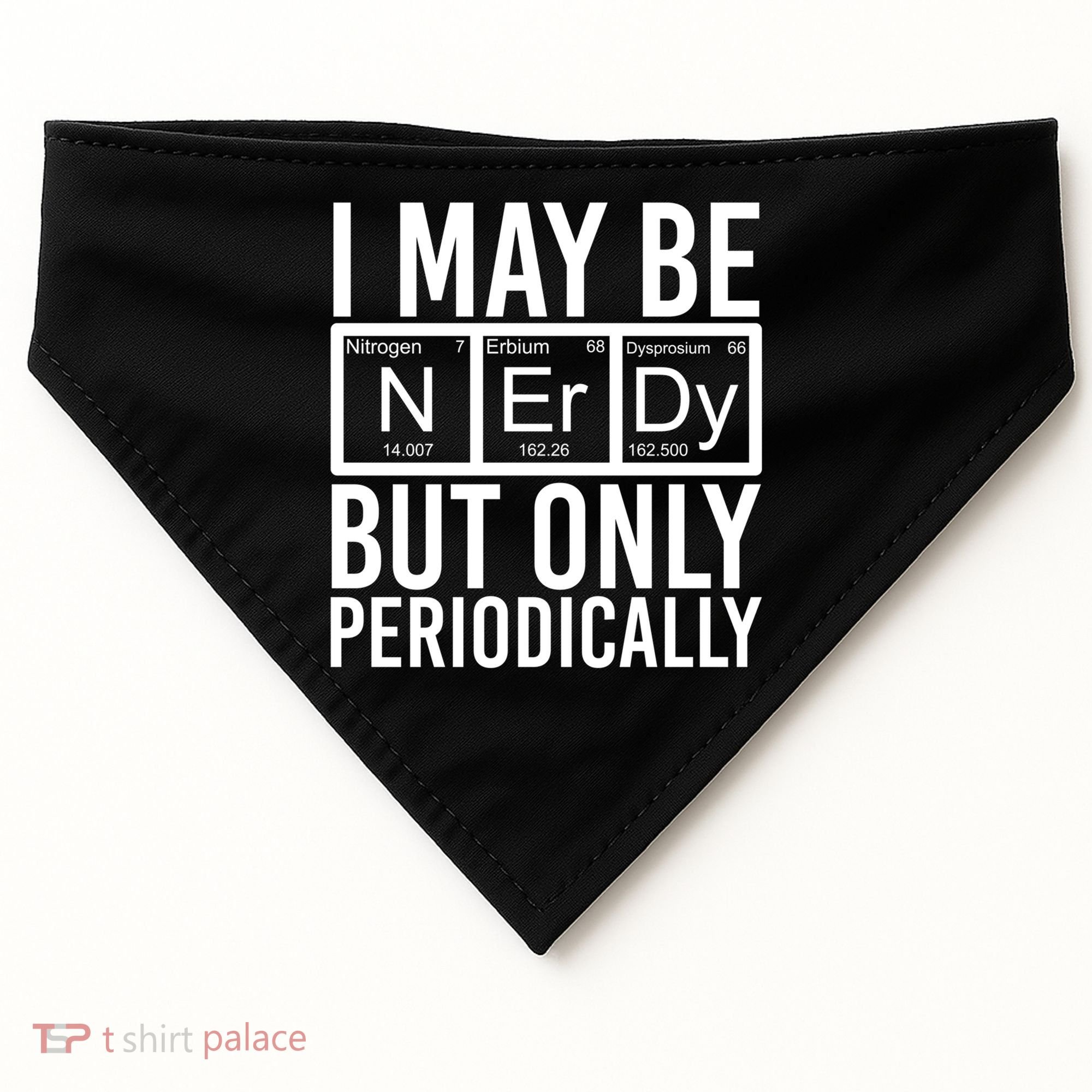 Chemist Science Nerd Gift Periodic Table Scientist Chemistry Gift USA-Made Doggie Bandana