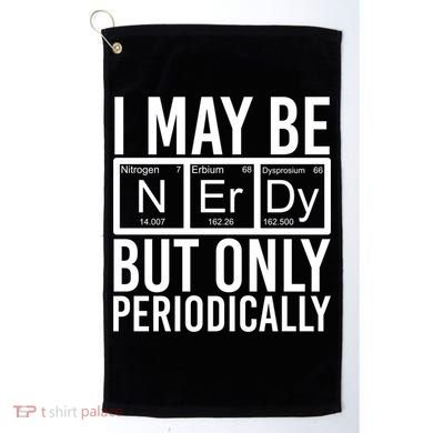 Chemist Science Nerd Gift Periodic Table Scientist Chemistry Gift Golf Towel