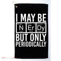 Chemist Science Nerd Gift Periodic Table Scientist Chemistry Gift Golf Towel thumb 0