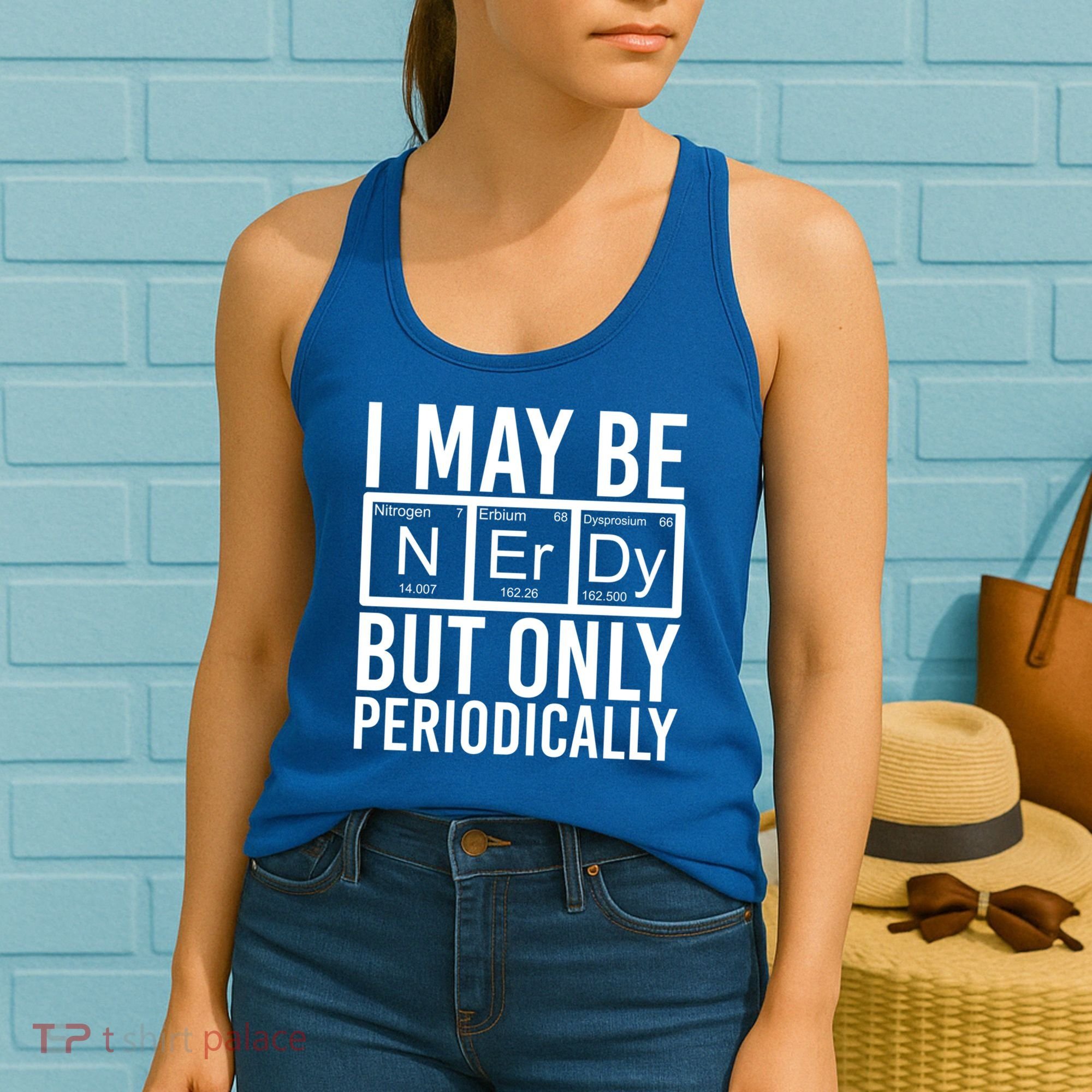 Chemist Science Nerd Gift Periodic Table Scientist Chemistry Gift Women's Tank Top
