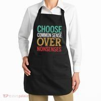 Common Sense Over Nonsense Apron thumb 2