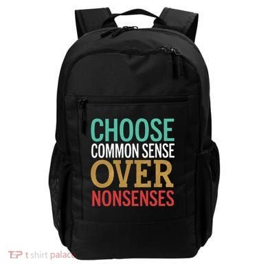 Common Sense Over Nonsense Backpack