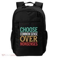 Common Sense Over Nonsense Backpack thumb 0