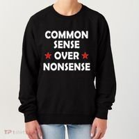 Common Sense Over Nonsense Women's Sweatshirt thumb 0