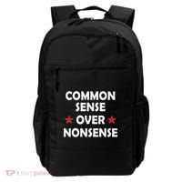 Common Sense Over Nonsense Backpack thumb 0