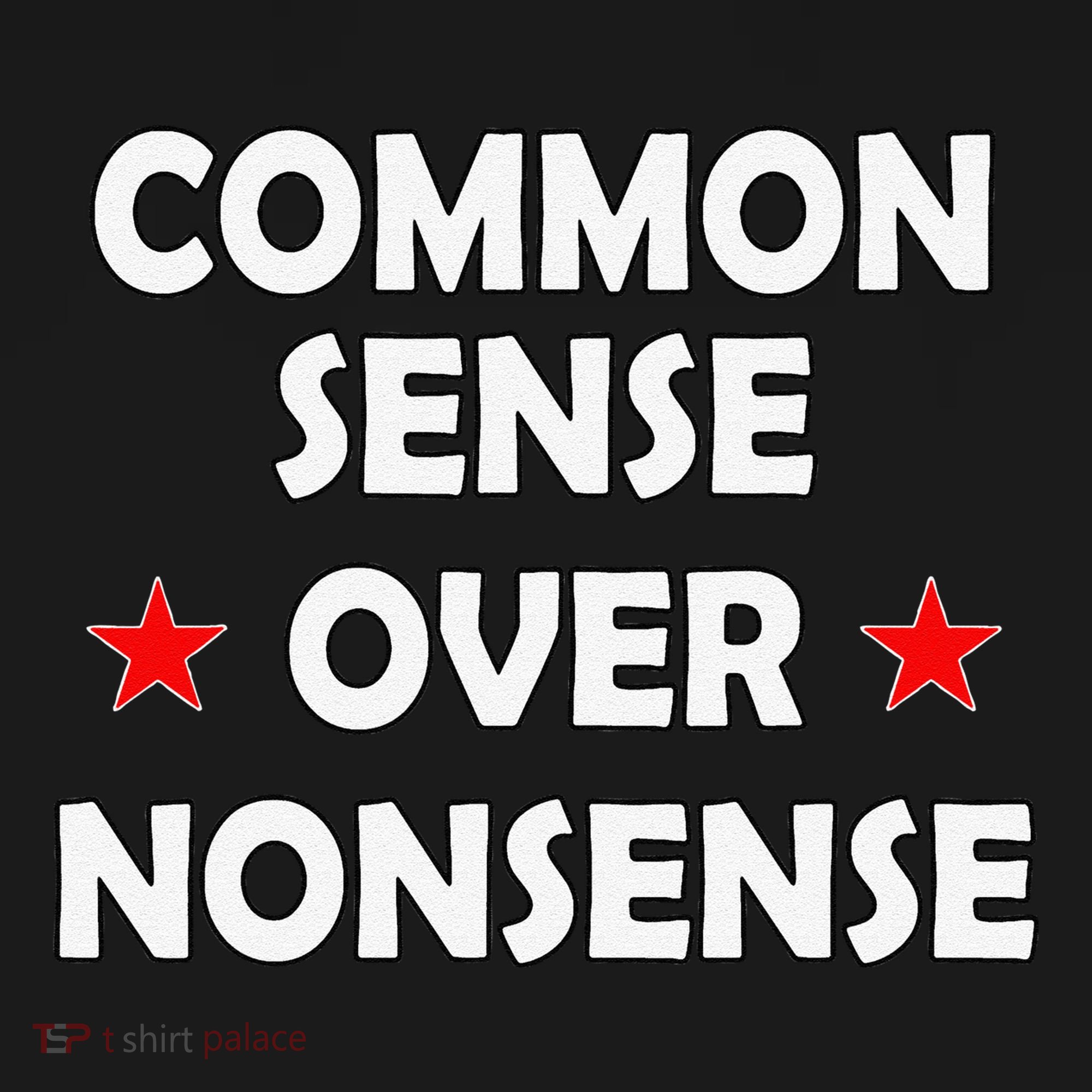 Common Sense Over Nonsense Ornament