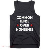 Common Sense Over Nonsense Tank Top thumb 0