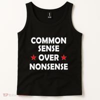 Common Sense Over Nonsense Tank Top thumb 2