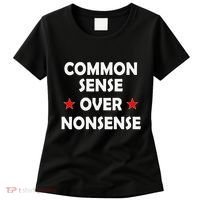 Common Sense Over Nonsense Women's T-Shirt thumb 0