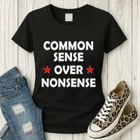 Common Sense Over Nonsense Women's T-Shirt thumb 3