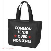 Common Sense Over Nonsense Tote Bag thumb 3